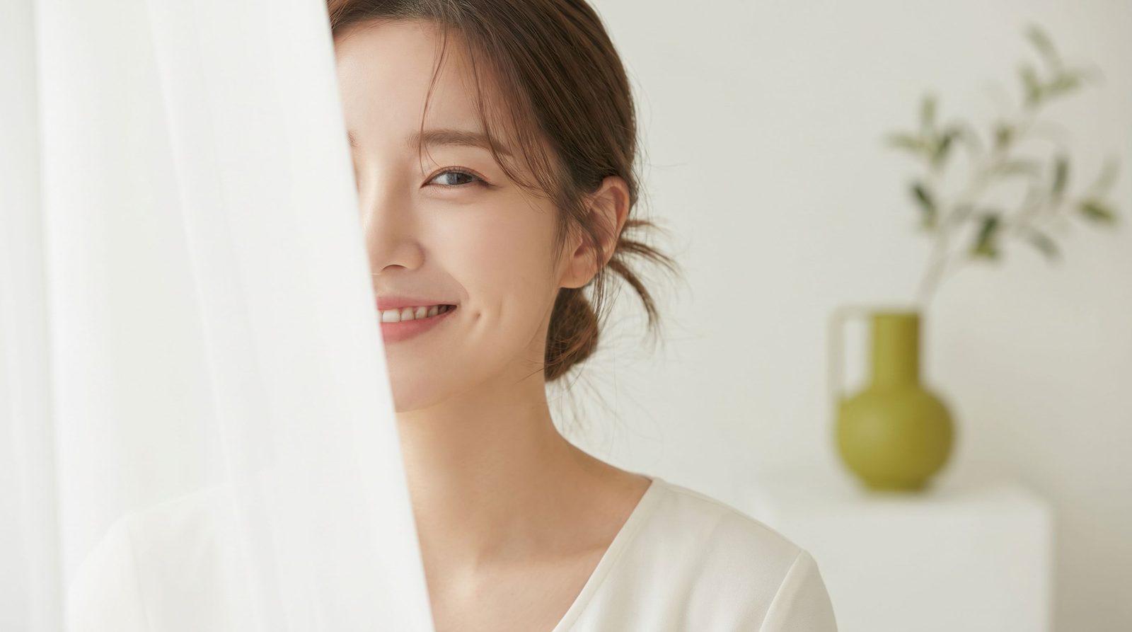 보조개 안내 이미지 (AI 생성 예시 이미지)
